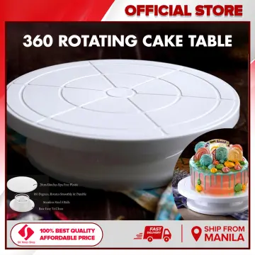 Miniature REAL Stainless Steel Cake Rotating Table | Tiny Baking Store –  Real Mini World
