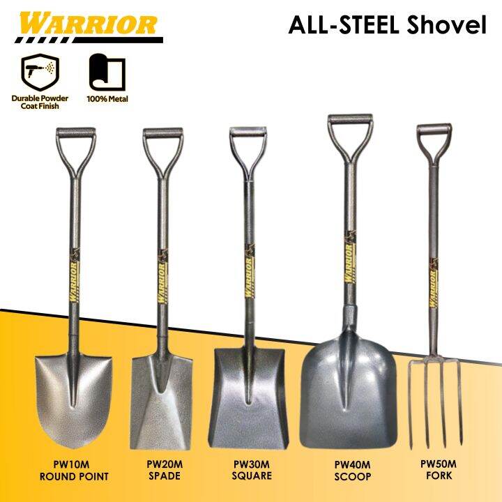 Shovel for Gardening and Digging with DHandle (Pala) ALL METAL 40.5