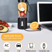 530Ml Mạnh Mẽ Xách Tay Máy Xay Sinh Tố Cho Smoothies Lắc có thể sạc qua