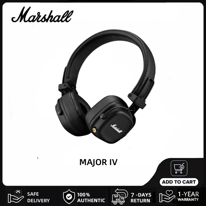 Marshall Major III On-Ear Headphones with Microphone (Black) 
