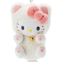 [Toy paradise]Kawaii Kt Cat Sanrioed Plushie พวงกุญแจจี้ตุ๊กตายัดนุ่นนิ่มลายการ์ตูนอะนิเมะยัดไส้กระเป๋านักเรียนจี้ของขวัญของเล่นเครื่องประดับกำมะหยี่