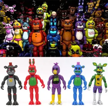 4pcs/set FNAF Five Nights Security Breach Freddy Action Figures Bonnie Foxy  Toy 5 Fazbear Bear Doll Model Toys Gift For Children - AliExpress