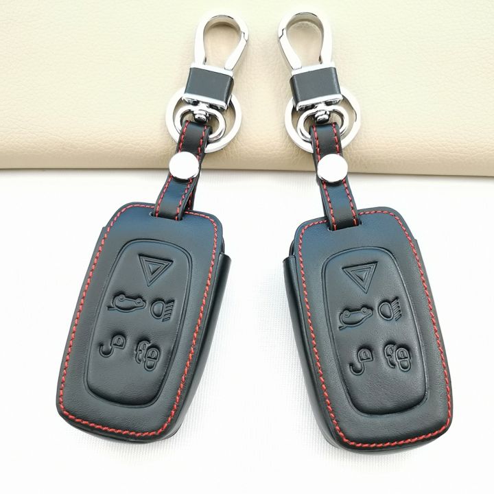 leather-car-key-case-for-land-rover-discovery-4-for-range-rover-sport-vouge-2009-2010-2011-2012-cover-keyless-remote-fob-shell