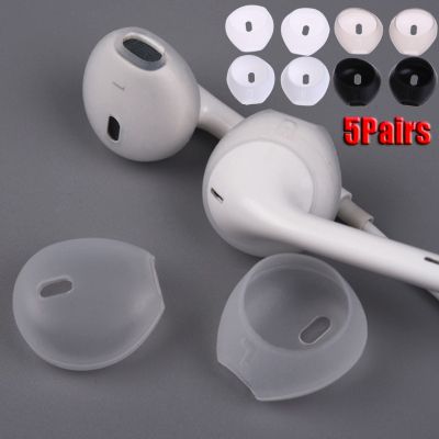 5Pairs Earphones Silicone Anti-Lost Ear Caps For Airpods Headphones Headset Eartip Earbuds Soft Earphone Cap Cover Headphones Accessories