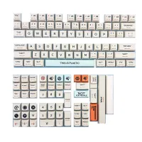 PBT Keycap 127 Key Plastic XDA Profile Personalized for Cherry MX Switch Mechanical Keyboard Pro 2/GK61