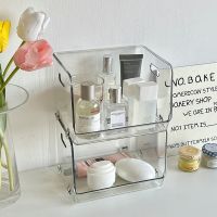 【CW】 Desktop Storage Rack Cosmetics Makeup Shelves Transparent Multifunctional Sundries Organizer Shelf