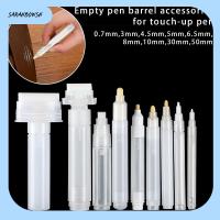 SARAHBOWSH ใช้ซ้ำได้ พลาสติก หลอดบาร์เรล ปากกากราฟฟิตี เครื่องหมายชอล์กเหลว อุปกรณ์เสริมปากกาเพ้นท์ แท่งเปล่า
