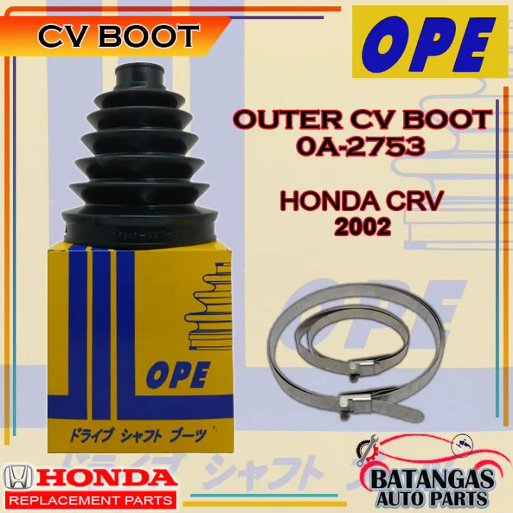 CV Boot ( OUTER ) Honda CRV 2002 OPE Part no. 0A2753 (44333SX0C02