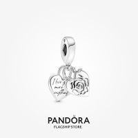 Official Store Pandora Rose Heart Padlock Dangle Charm