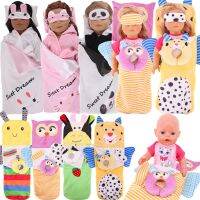 【YF】 Cute Animal Sleeping Bag Nightgown Doll Clothes Fit For 18 inch American 43 Cm Baby New Born DollsOur Generation Accessory