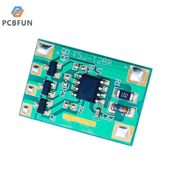 pcbfun-ตัวควบคุมไฟทางเดิน-dc-3v-12v-ไฟสัญญาณหรี่อัตโนมัติไดร์เวอร์ไฟโมดูลแฟลชช้า
