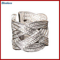 Bluelans Womens  925 เงินสเตอร์ลิง Claw Ring woven Mesh Style เครื่องประดับของขวัญ US 8 (ปรับได้ค่ะ)