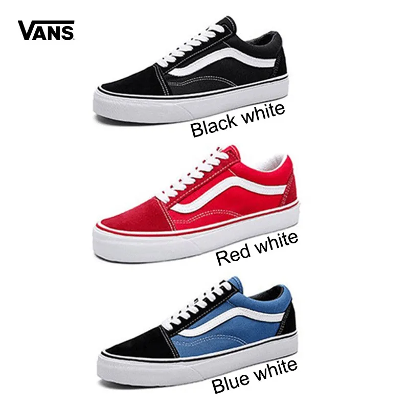 Entrance Transcend for READY STOCK] HOT! VANS old skool classic low-top men's and women's unisex  casual canvas shoes sneakers black red blue KASUT PEREMPUAN LELAKI | Lazada