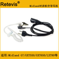 Retevis Direct Plug Air Guide Headset Agent Transparent Headset For Midland C9020