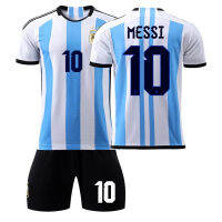 2022ชุดฟุตบอลอาร์เจนตินา10 Lionel Messi Home Jersey ชุดกีฬาใหม่