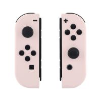 eXtremeRate Custom Cherry Blossoms Pink Controller Housing With Full Set Buttons Shell Case for NS Switch &amp; OLED JoyCon Controllers