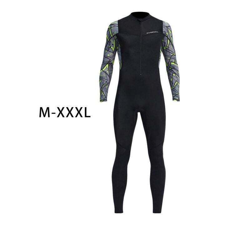 men-scuba-wetsuit-front-zip-diving-rash-guards-surfing-swimming-scuba