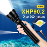 ไฟฉาย Led สำหรับดำน้ำ Xhp90อาชีพ200ม. XHP70ไฟฉาย IXP8ดำน้ำดำน้ำ Led สำหรับดำน้ำ26650 18650ไฟฉายทะเลลึก