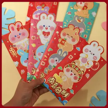Year of the Rabbit Craft: Mask & Lucky Red Envelope with Coupons BUNDLE