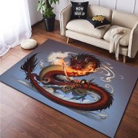 Chinese Dragon Animal Printed Carpet for Living Room Large Area Rug Soft Mat E-sports Chair Carpets Alfombra Gifts Dropshopping