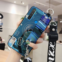 สำหรับ realme C3 กรณีแฟชั่นกล้องสายรัดข้อมือโทรศัพท์กรณีซิลิโคนครอบสำหรับ realme C3 กรณี