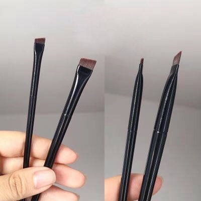 Nest Silkworm Brush Fine Oblique Head Eyebrow Brush Eyeliner Pen Portable Makeup Brush Factory Straight Hair Makeup Brushes Sets