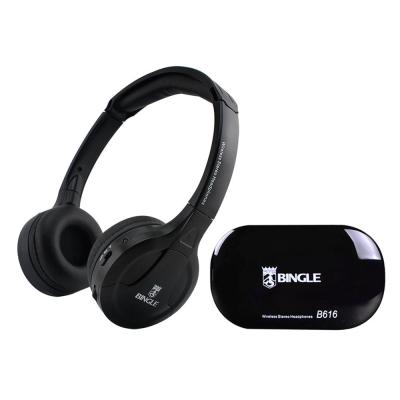BINGLE B616 Multifunction หูฟังสเตอริโอไร้สายบนหูฟังบลูทูธวิทยุ FM แบบมีสายเครื่องส่งสัญญาณวิทยุสำหรับ MP3 PC TV โทรศัพท์สมาร์ท
