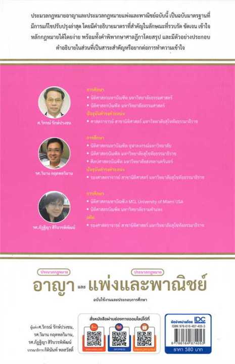 หนังสือ-ประมวลกฎหมายอาญา-และประมวลกฎหมายแพ่งและพาณิชย์