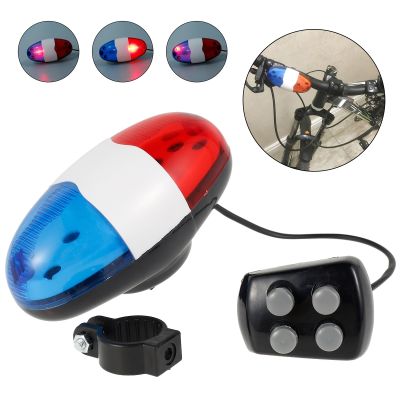 6 4 Sounds Bicycles Car Horn Siren Rear Taillight Lamp Cycling Accessories