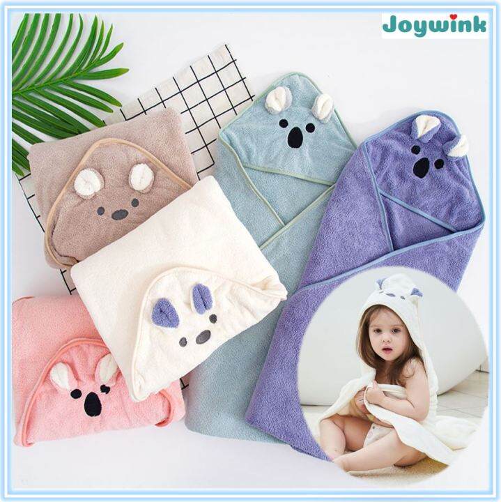 [SG Stocks] Baby Hooded Bath Towel Newborn Bath Towel Kids Hooded