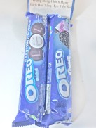 Combo 2 Bánh quy nhân kem vani và kem lạnh Việt Quất Oreo gói 133g