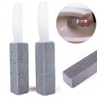 Portable Pumice Stone Toilet Cleaner Brush Tile Sinks Bathtub Handle Cleaning Bathroom Tool