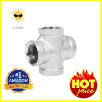 สี่ทางเกลียวใน CITY SUS 304 1 นิ้วFPT CROSS TEE PIPE FITTING CITY SUS 304 1IN **ลดราคาจัดหนัก **