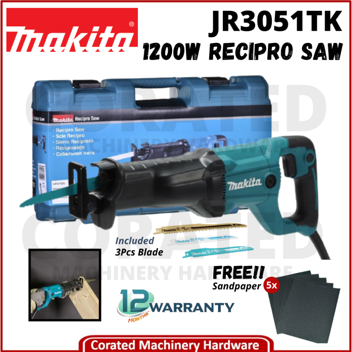 [CORATED] Makita JR3051TK 1,200 watt Recipro Saw (1 Year Warranty) Sabresaw JR3051 JR3051T