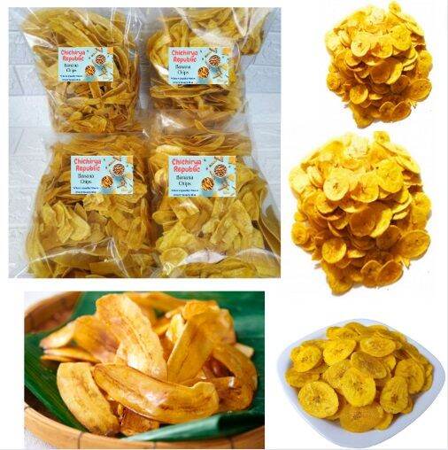 Chichirya Republic Banana chips Sweet and crispy snacks | Lazada PH