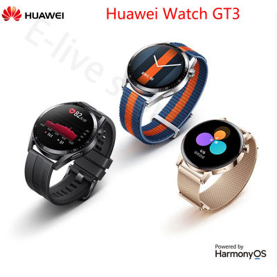 For HUAWEI WATCH GT 3 46mm Smart Watch SpO2 Monitoring All-Day Battery Life Wireless Charging Accurate Heart Rate Monitoring GT3