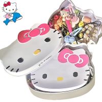 2022 Hello Kitty Mini Metal Tins Container Cartoon Kt Cat Sticky Note Storage Box Small Kit Case Jewelry Coin Organizer Kid Gift