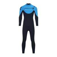 2/3MM Neoprene Wetsuit Warm Men And Women Super Elastic CR Long Sleeve Diving Suit Snorkeling SurfingHorizontal Zipper Swimsuit