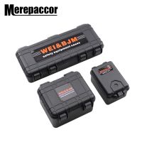 MEREPACCOR 1Set Mini Toolbox Trunk Decoration for 1/10 RC Crawler Car Traxxas Trx4 Axial Scx10 90046 CC01 D90 D110 Electrical Connectors