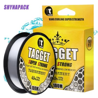 （A Decent035）2023 hot 100M Fluorocarbon fishing line 5-30LB Super strong brand Leader Line clear fly pesca