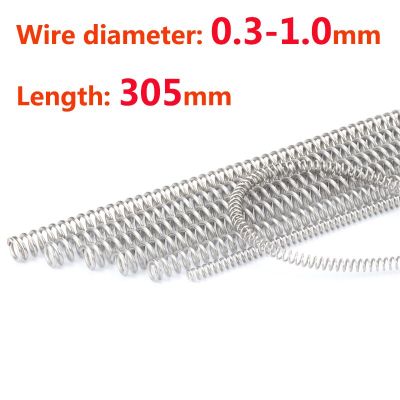 Y-shaped Compression Spring Diameter Pressure Small For Car 304Stainless Steel Length 305mm Wire Dia 0.3/0.4/0.5/0.6/0.7/0.8—1mm Electrical Connectors