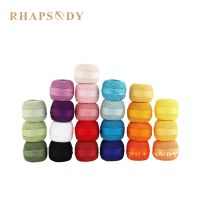 Rhapsody Size 80 Egyptian Cotton Crochet  Tatting  Knitting Thread Lace 10 Grams 184 Yards Spring Macaron 23 Colors Knitting  Crochet