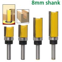 【DT】hot！ 8mm Shank Trim Pattern Template Router Bit Set Wood Top Milling Cutter Woodworking