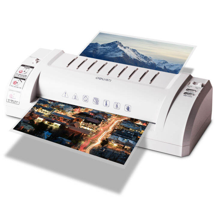 klaminator-deli-3893-เครื่องเคลือบบัตร-เครื่องเคลือบเอกสาร-เครื่องเคลือบบัตร-ขนาด-a4-พร้อมเส้นแบ่งกระดาษ-เคลือบเอกสาร-รูปถ่าย-ปรับได้-2-ระดับ-ไ-lamb