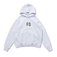 ▶พร้อมสต็อก◀ต้นฉบับ Fogs Laser 3M Reflective FG Letter Print Hoodie Plus Fleece Hoodie