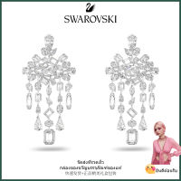 ?Swarovski?ต่างหูอัญมณีสีขาวจี้สไตล์ S925 ต่างหูแฟชั่นสตรีเงินสเตอร์ลิงของขวัญวันวาเลนไทน์ของขวัญวันเกิด