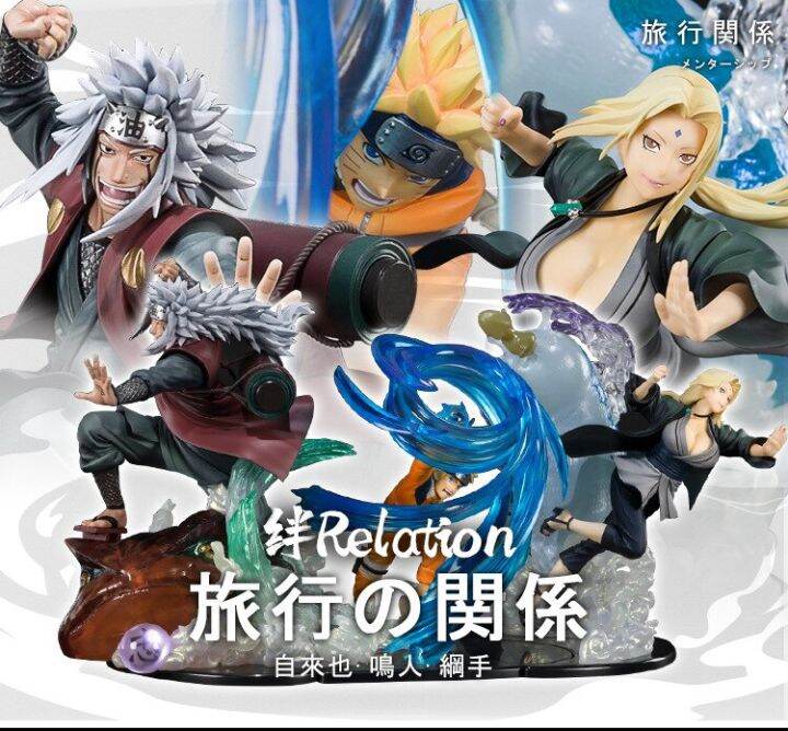 jiraiya-tsunade-gk-หุ่นอนิเมะญี่ปุ่นนารุโตะ-ฟิกเกอร์ตุ๊กตาขยับแขนขาได้-pvc-สำหรับผู้ใหญ่คอลเลคชั่นรูปปั้นเกมของขวัญตุ๊กตาโมเดล