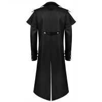 New goods special 2023 new mens dress medieval retro clothing mens mid-length punk retro tuxedoTH