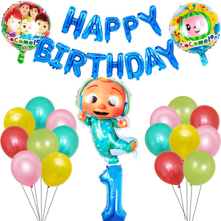 25-pcs-kids-happy-birthday-year-old-number-foil-balloon-party-decoration-set-cartoon-cocomelon-boy-helium-globos-baby-shower-toy