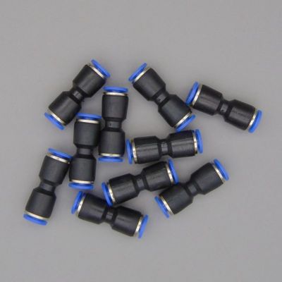 PU-8 PU-08 Series Pneumatic 8MM To 8MM Tube Pipe Hose One Touch Push In Air Fitting Quick Joint Coupler Straight Union  PU5/16 Pipe Fittings Accessori